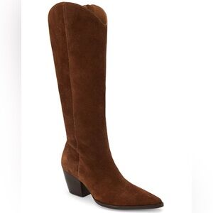 Matisse Brown Suede Over-the-Knee Boot